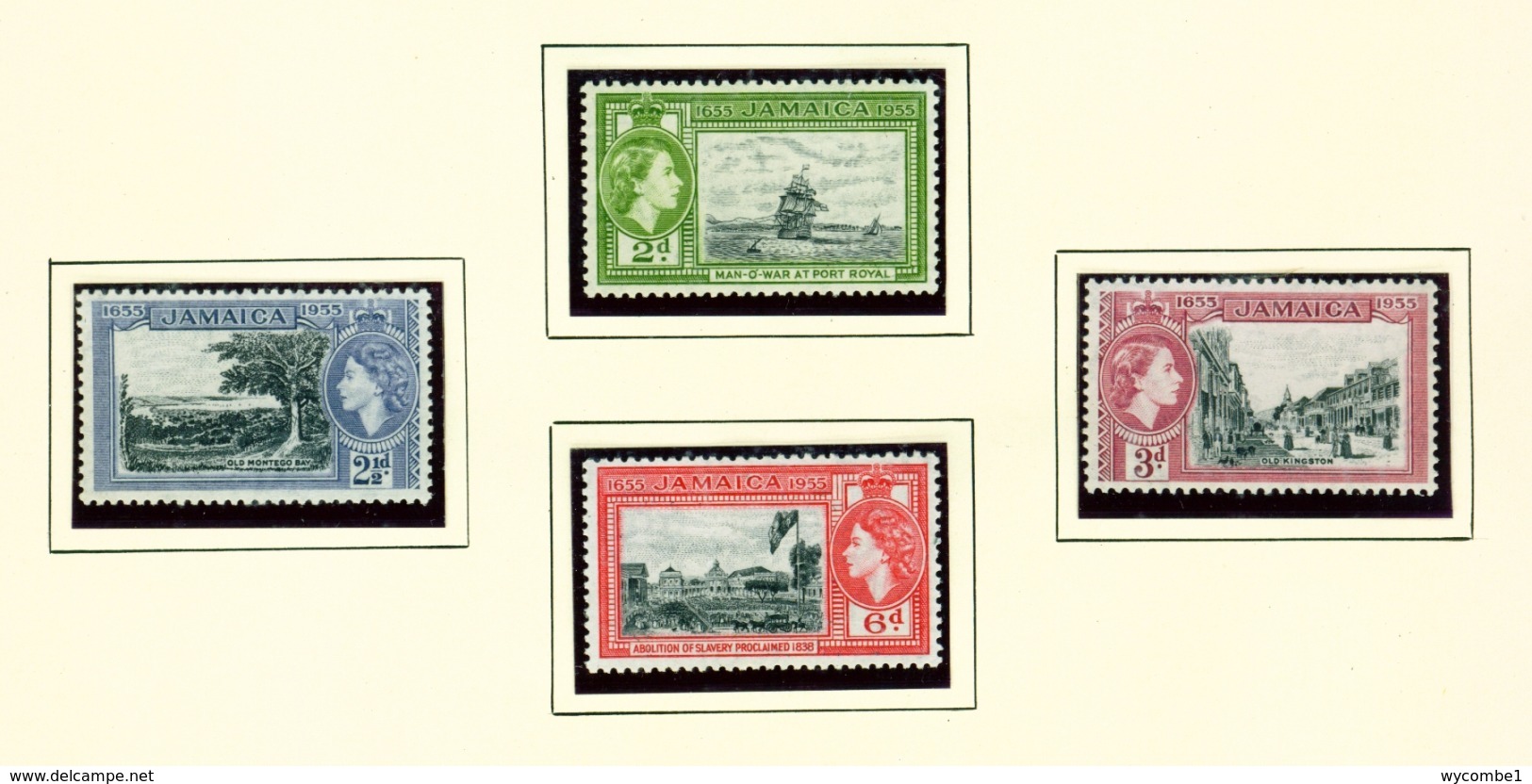 JAMAICA - 1955 Tercentenary Set Unmounted/Never Hinged Mint - Jamaica (...-1961)