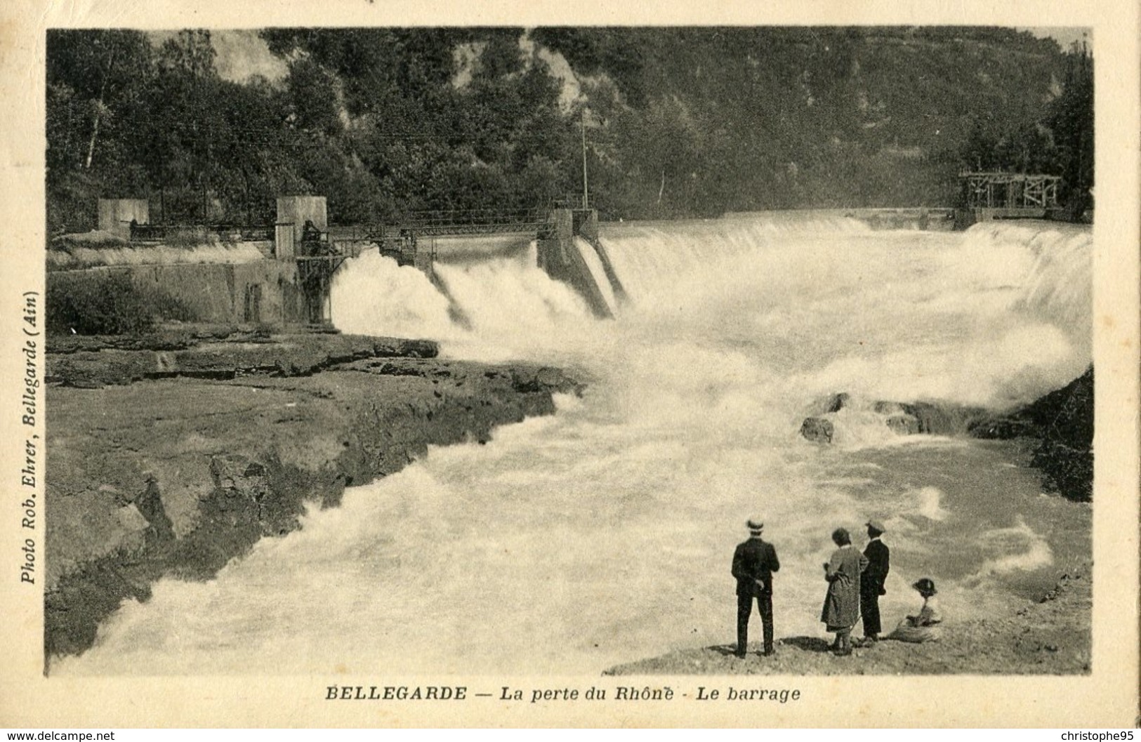 30 .20100 .bellegarde .la Perte Du Rhone .le Barrage . - Bellegarde