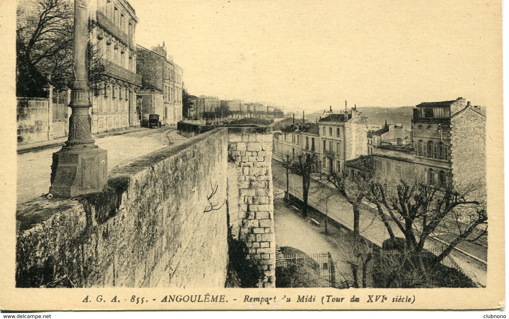 CPA - ANGOULEME - REMPART DU MIDI - Angouleme