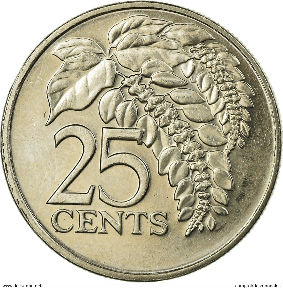 Monnaie, TRINIDAD & TOBAGO, 25 Cents, 1983, TTB, Copper-nickel, KM:32 - Trinité & Tobago