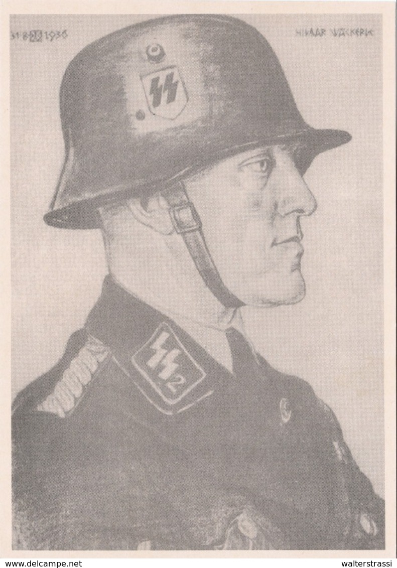 III. Reich, Propagandakarte, Willrich Karte,  Nachdruck 1989 !! - Weltkrieg 1939-45