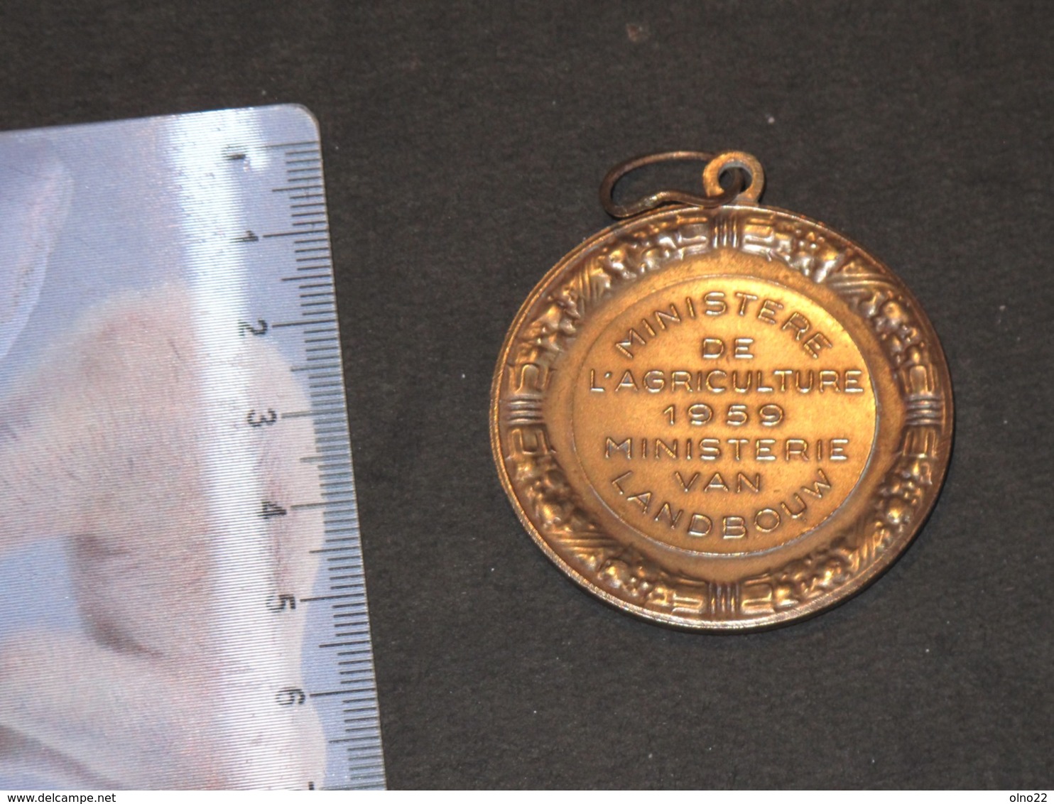 MINISTERE DE L'AGRICULTURE 1959 - Médaille Signée RAYMOND DE MEESTER - Andere & Zonder Classificatie