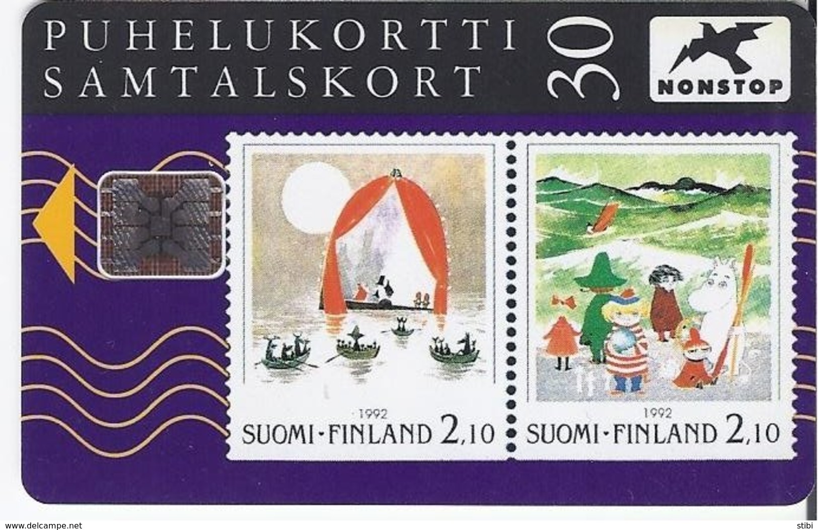 FINLAND - MOOMINS - STAMPS - 50.000EX - Finlandia