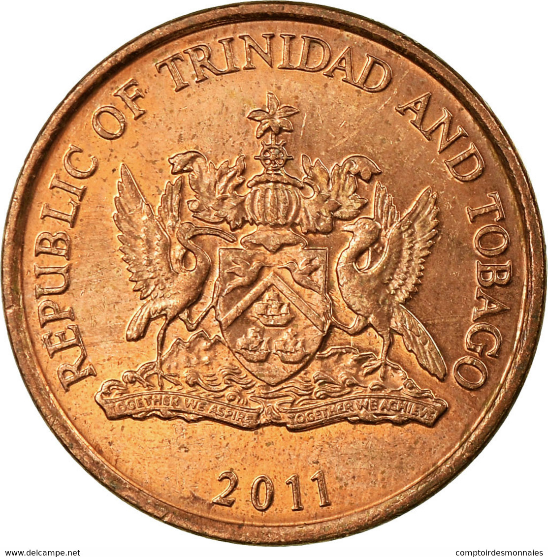 Monnaie, TRINIDAD & TOBAGO, Cent, 2011, TTB, Bronze, KM:29 - Trinidad & Tobago