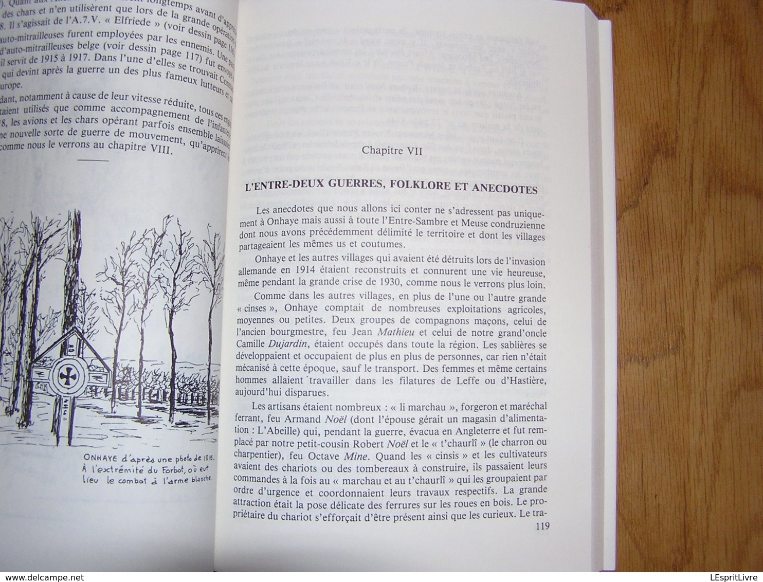 ONHAYE & SES ENVIRONS Régionalisme Guerre 14 18 Offensive Rommel Meuse Chars Flavion Florennes Sommières Falaën Dinant