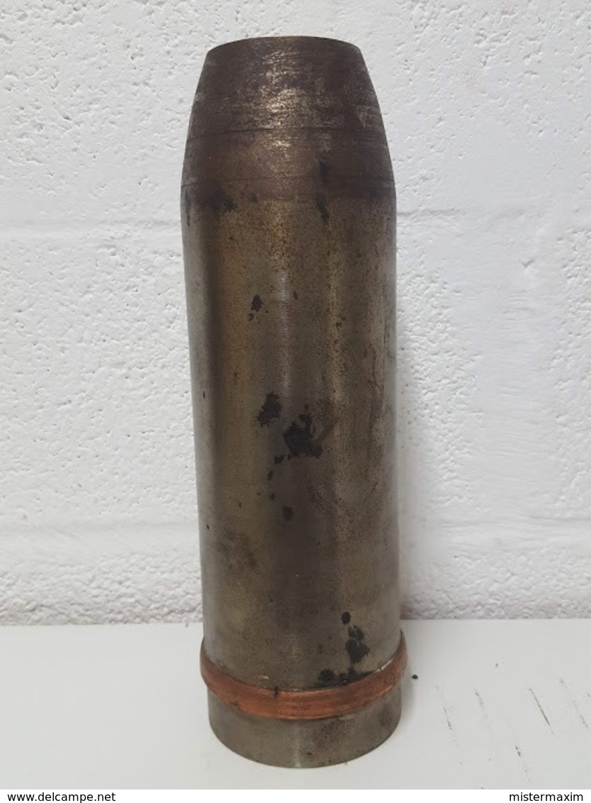 Projectile De 10.5cm Schrapnell Allemand Ww1(Neutralisé) (2) - Armes Neutralisées