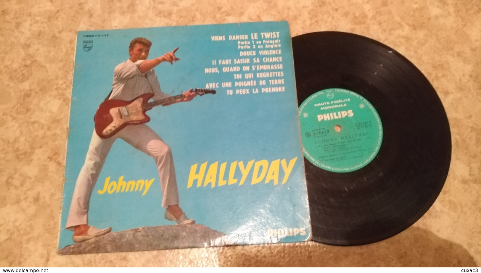 Vinyle - - JOHNNY HALLYDAY - Viens Danser LE TWIST - Version Original - Ediciones De Colección