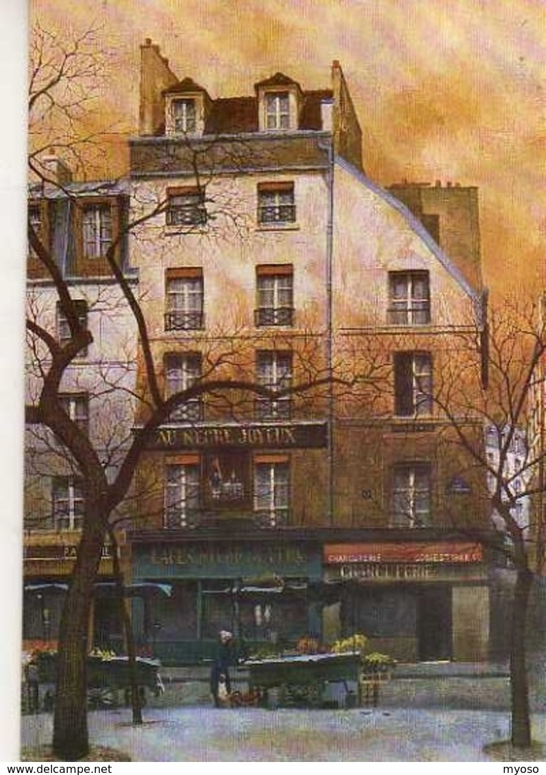 75 PARIS Par Les Peintres Andre Renoux Place De La Contrescarpe - Piazze