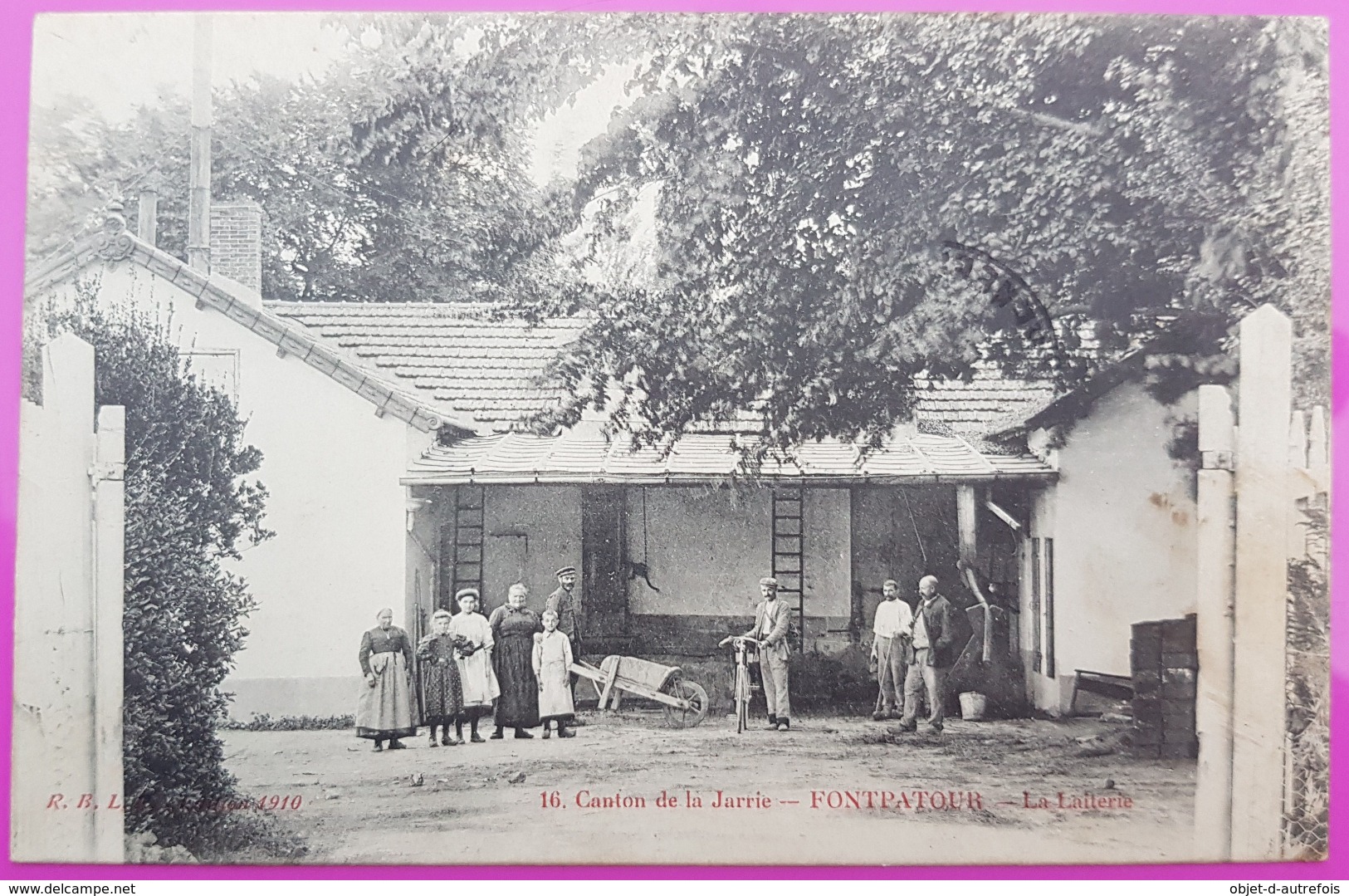 Cpa Fontpatour La Laiterie Canton De La Jarrie Carte Postale 17 Charente Maritime Rare Proche Vérines La Rochelle - Other & Unclassified