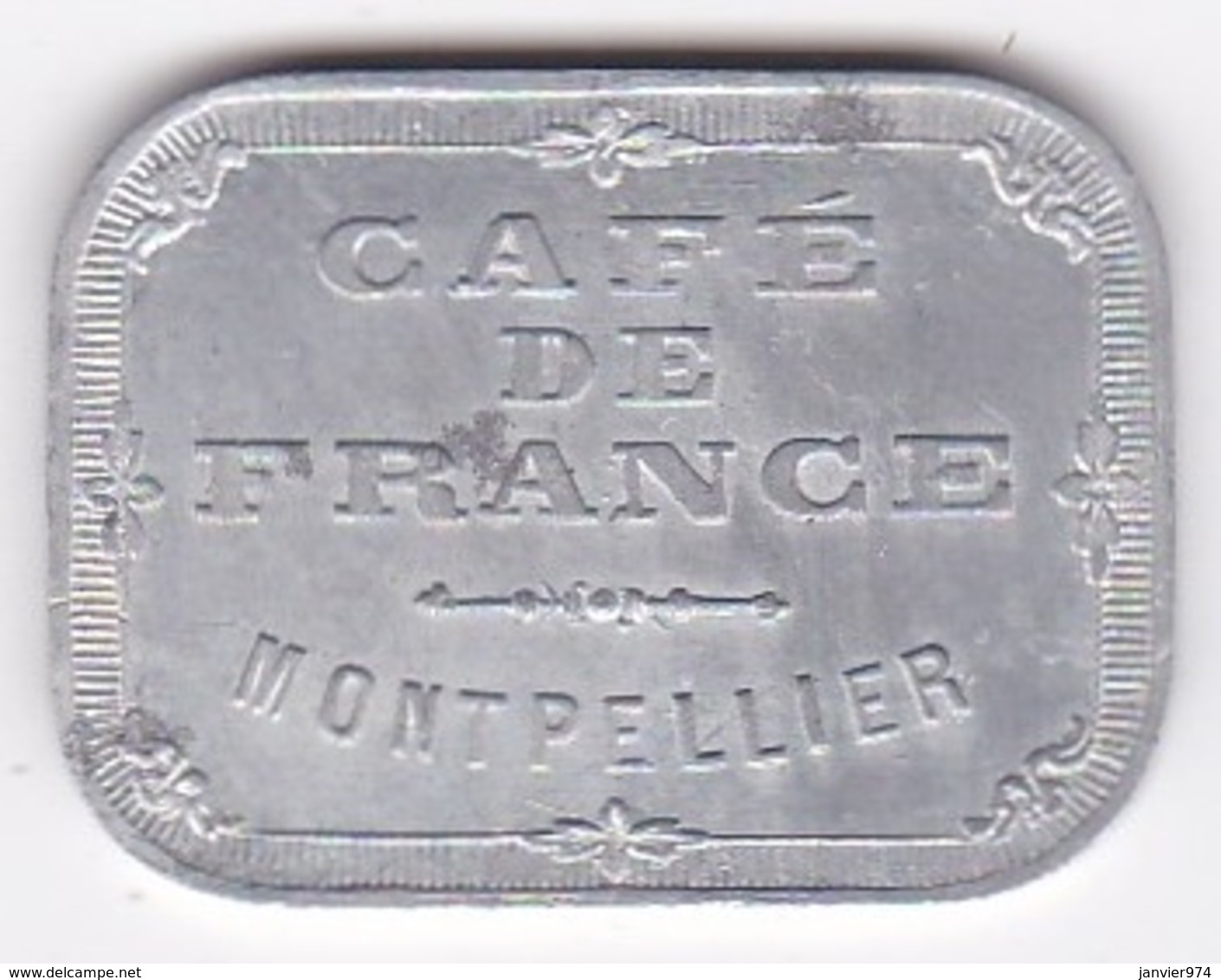 34. Hérault. Montpellier. Café De France, En Aluminium - Monetari / Di Necessità