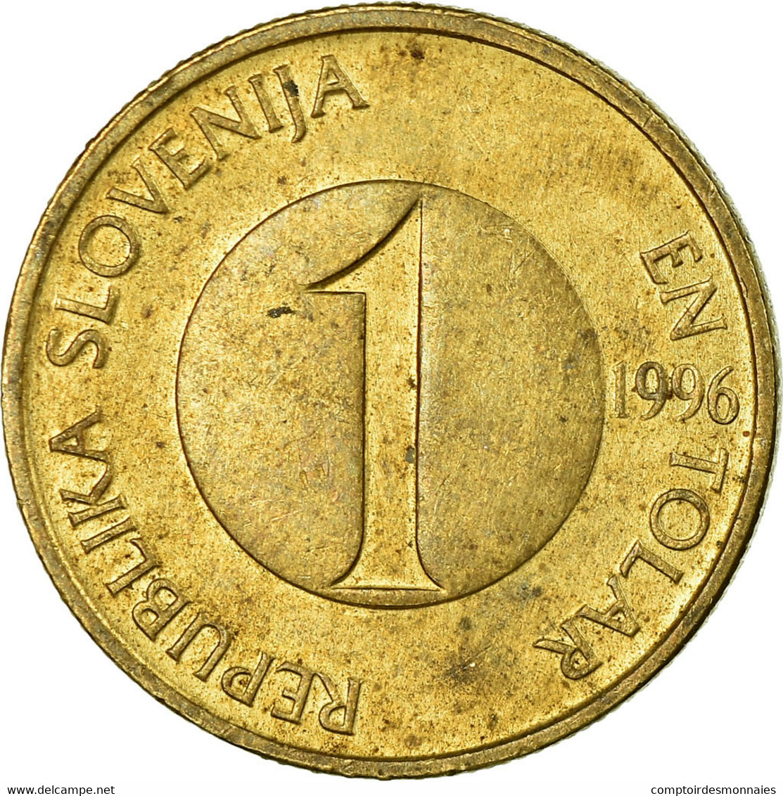 Monnaie, Slovénie, Tolar, 1996, TTB, Nickel-brass, KM:4 - Slovénie