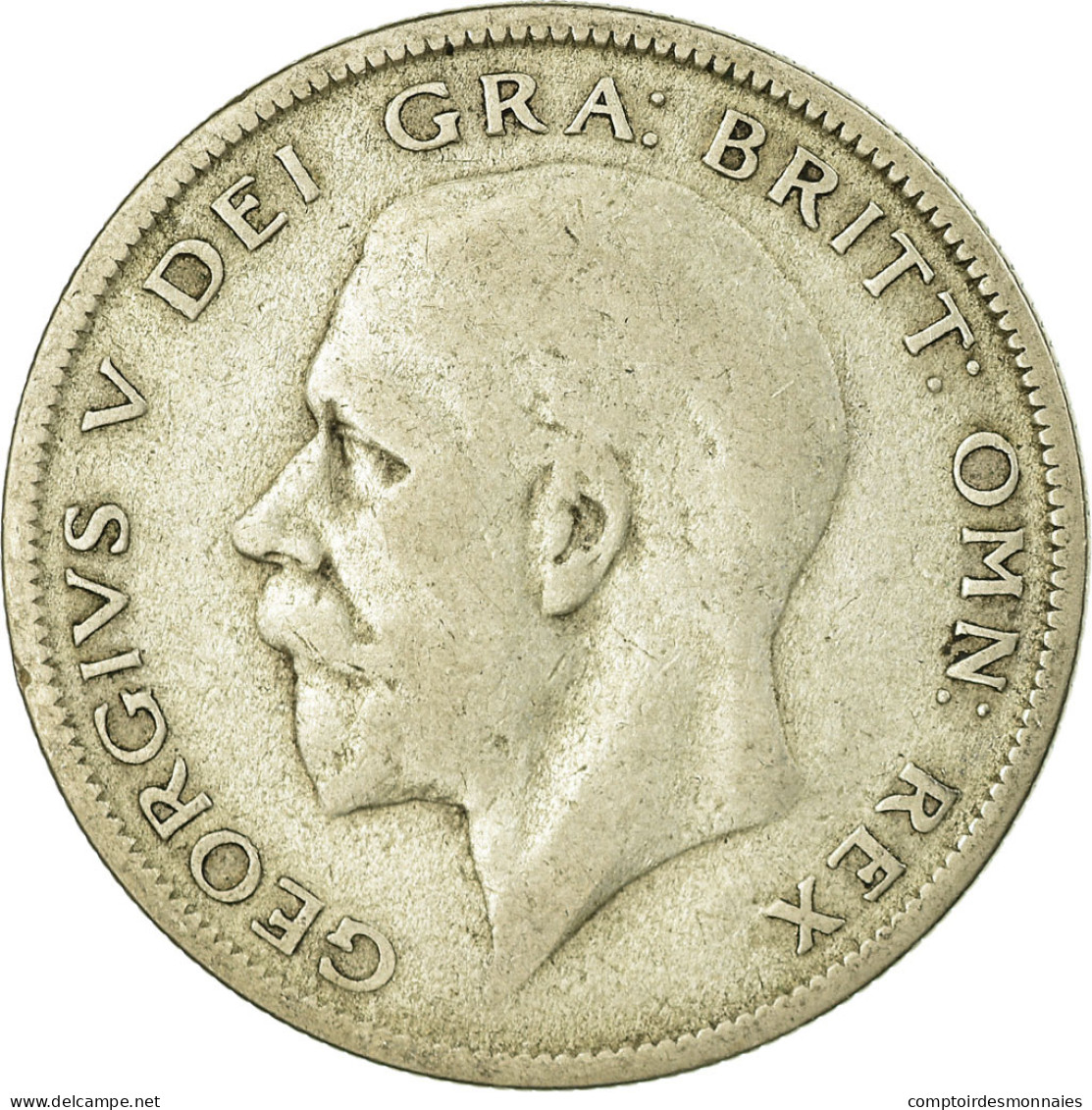 Monnaie, Grande-Bretagne, George V, 1/2 Crown, 1929, TB+, Argent, KM:835 - K. 1/2 Crown