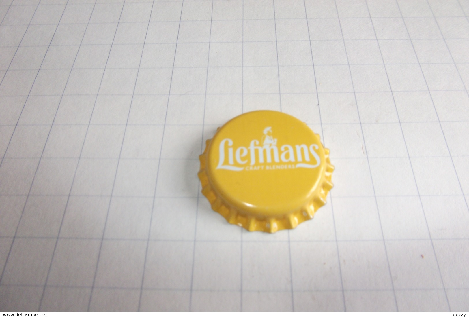 CROWN CAPS / BIERDOPPEN BELGIË : LIEFMANS YELL'OW ON THE ROCKS - Bier