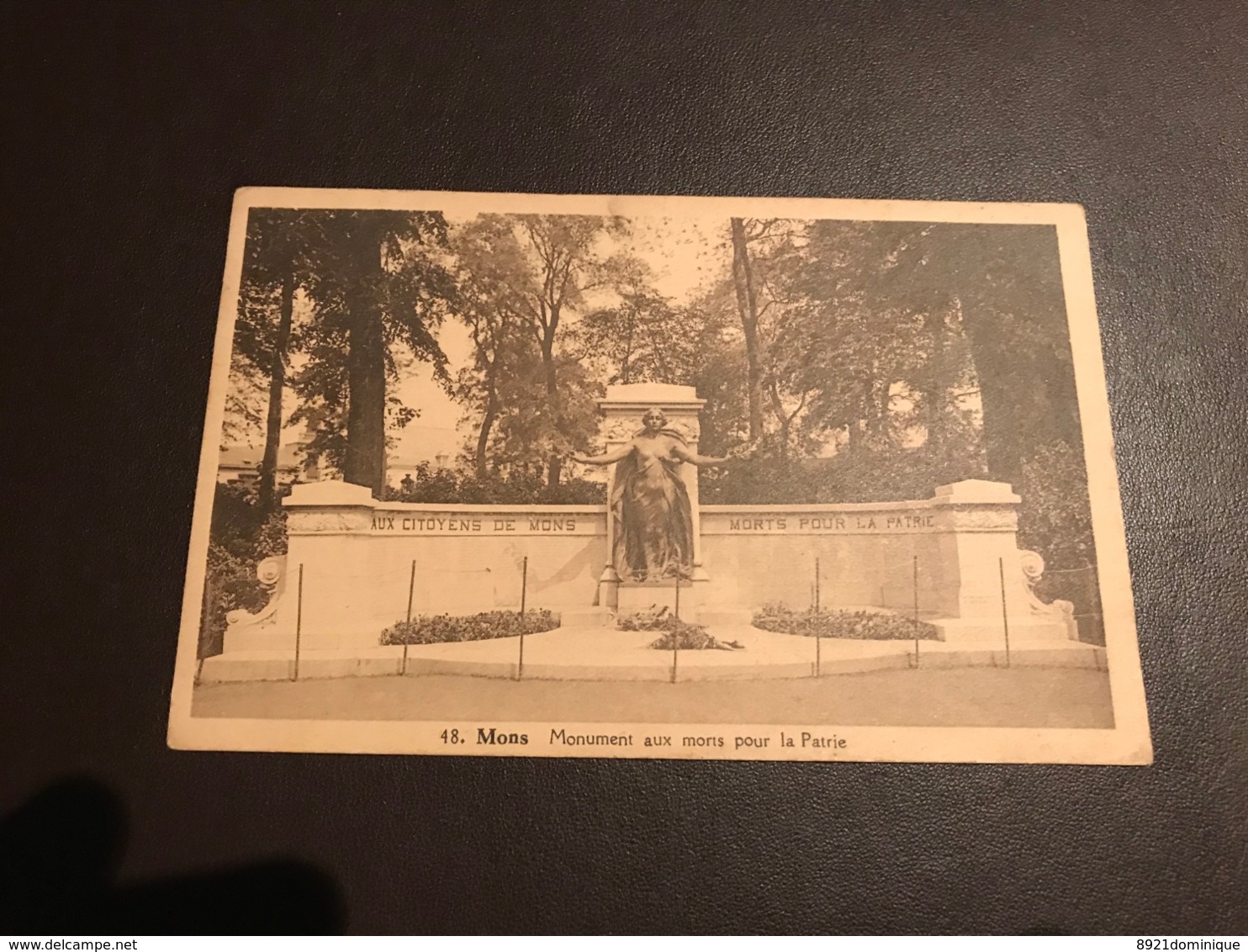 Mons - Bergen - Monument Aux Mort Pour La Patrie  - Voyagé - Mons