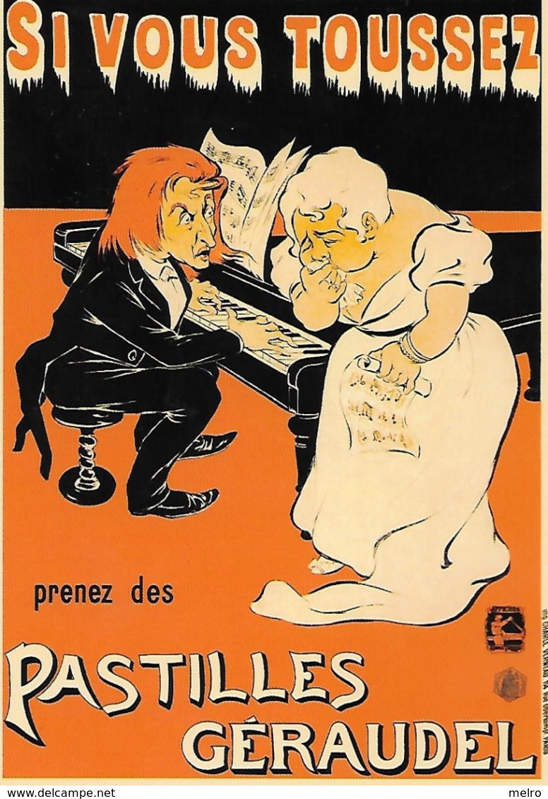 CPM - Publicité -  Si Vous Toussez Prenez Des "PASTILLES GÉRAUDEL (Ogé). - Pubblicitari