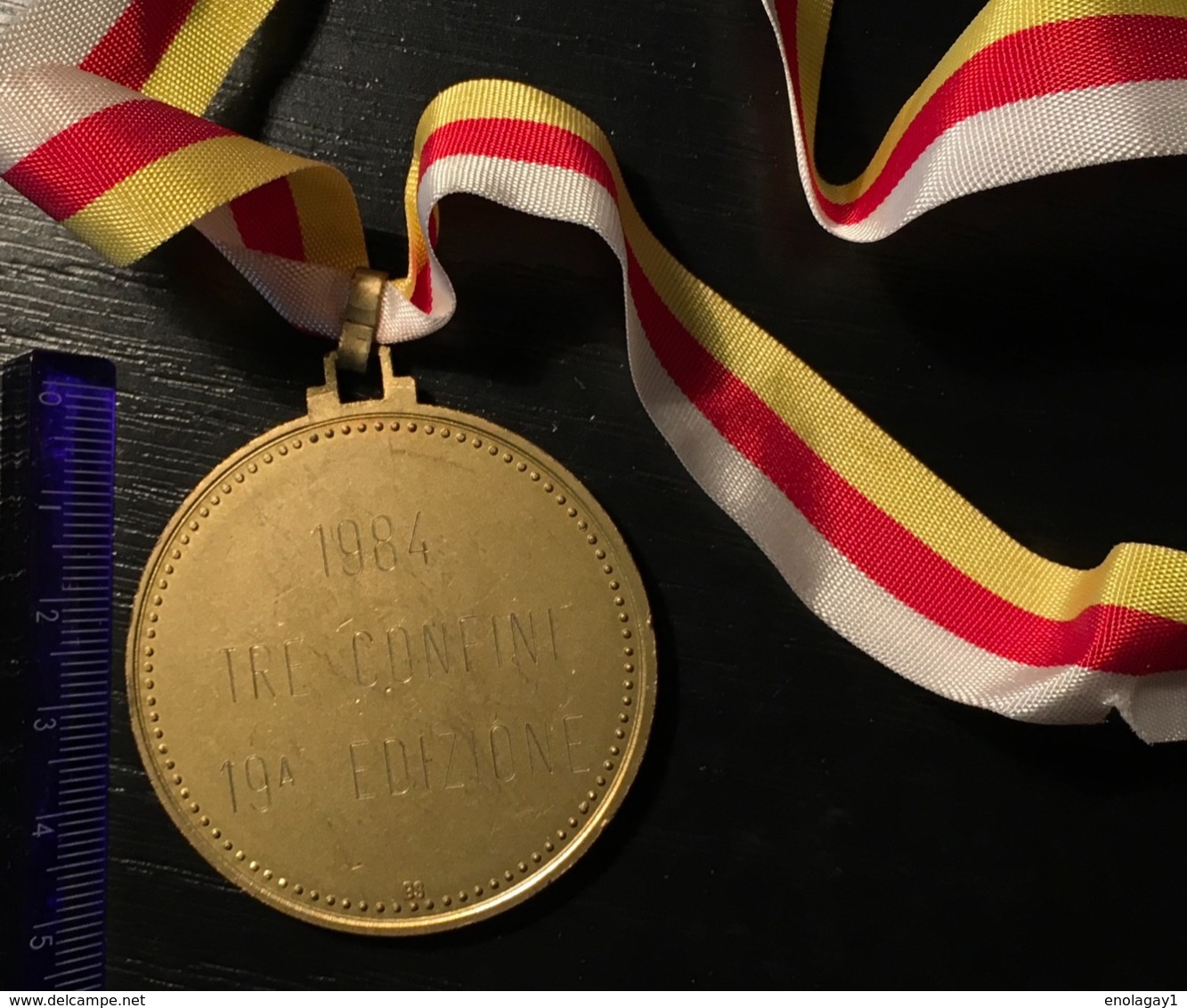 Football Soccer Winner Medal 1984. Year Sport - Bekleidung, Souvenirs Und Sonstige