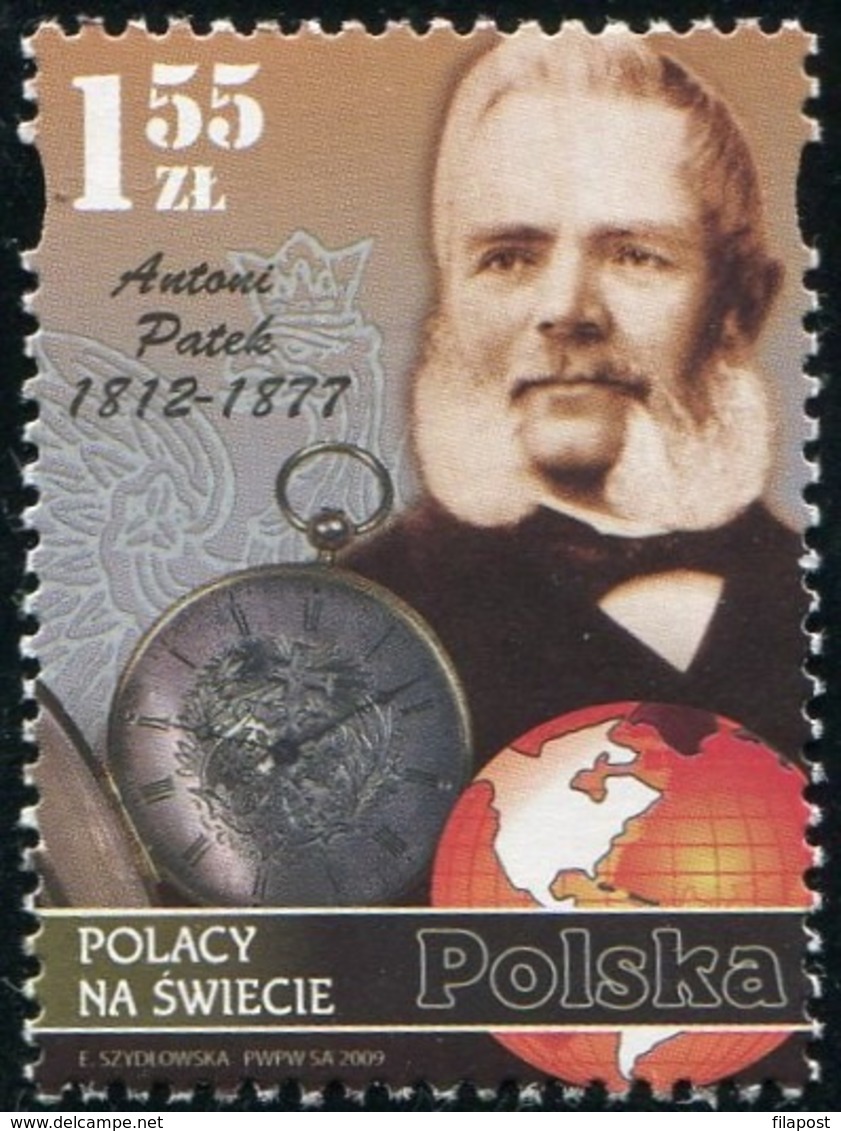 Poland 2009 Poles Throughout The World Antoni Patek Watchmaker MNH** - Neufs