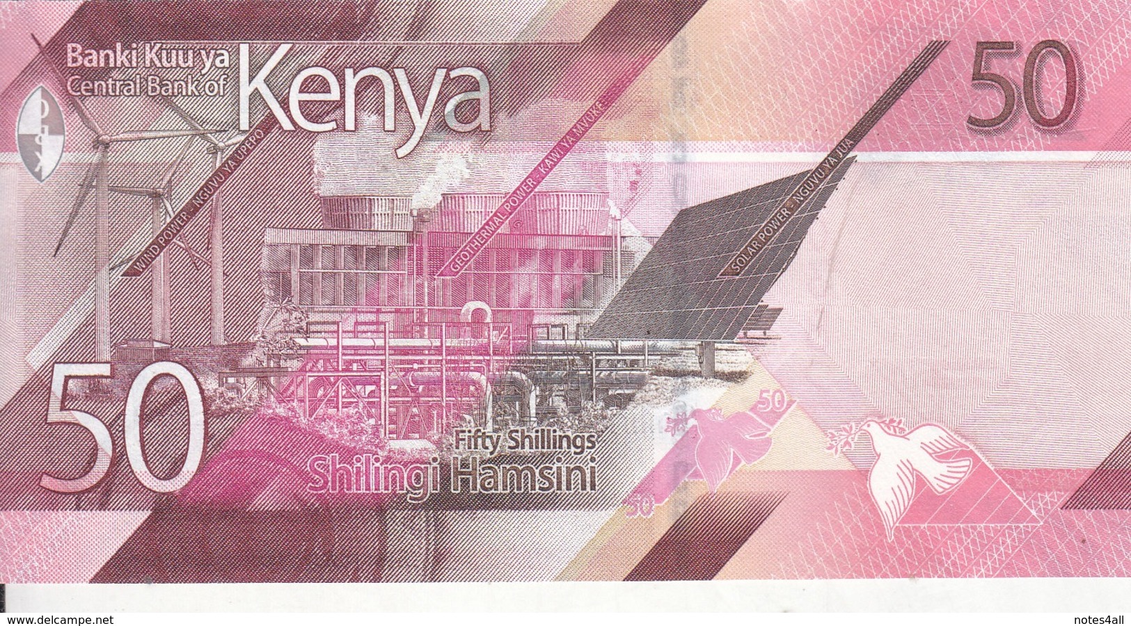 KENYA 50 100 200 500 SHILLINGS 2019 P- NEW UNC SET */* - Kenia