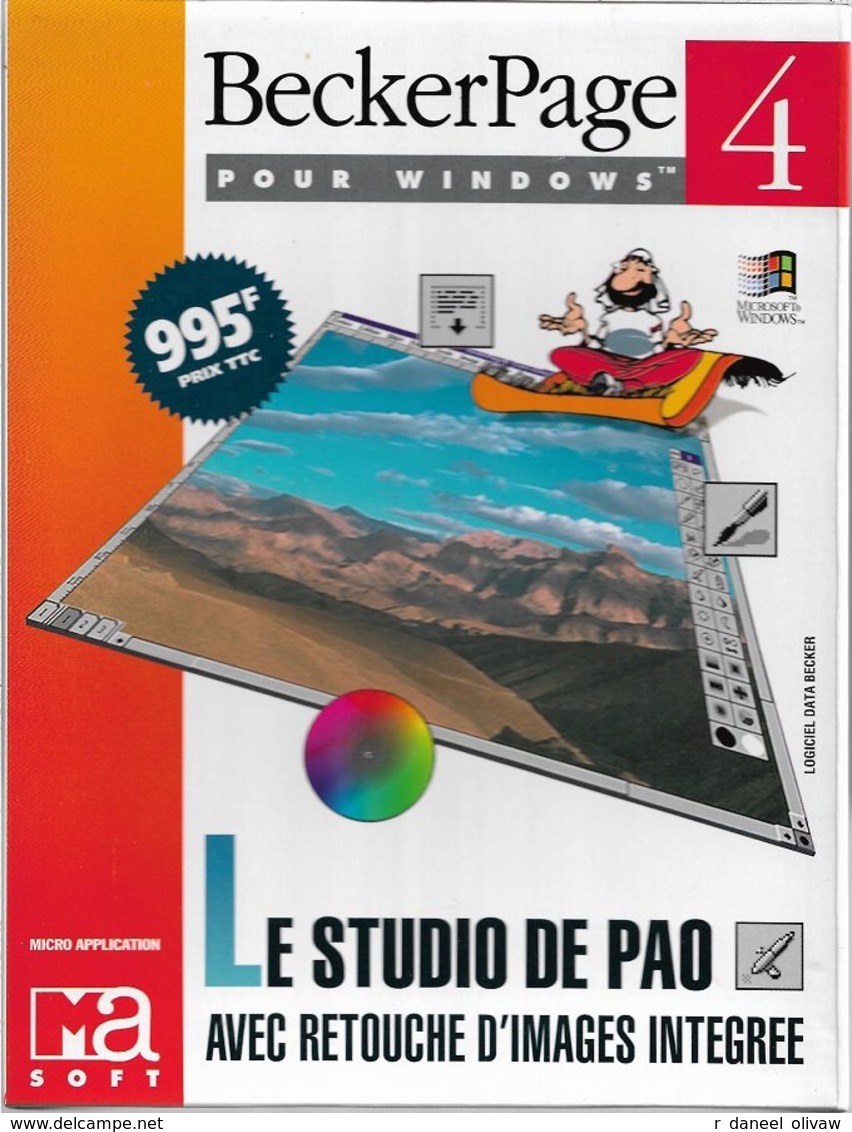 BeckerPage 4 Pour Windows 3.1, Avec DOS 4.01 Ou Supérieur (1993, TBE+) - Otros & Sin Clasificación