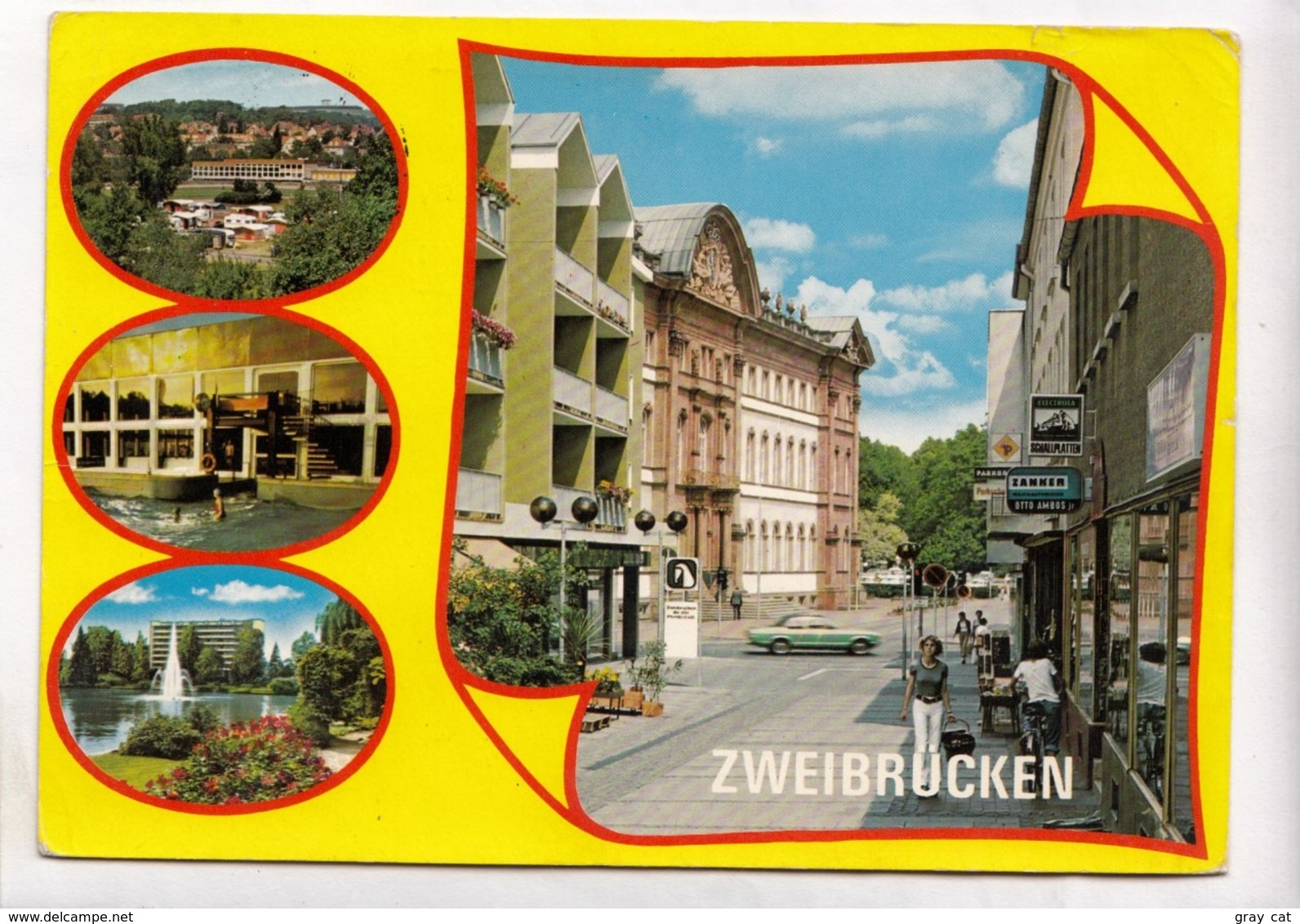ZWEIBRUCKEN, 1988 Used Postcard [23639] - Zweibruecken