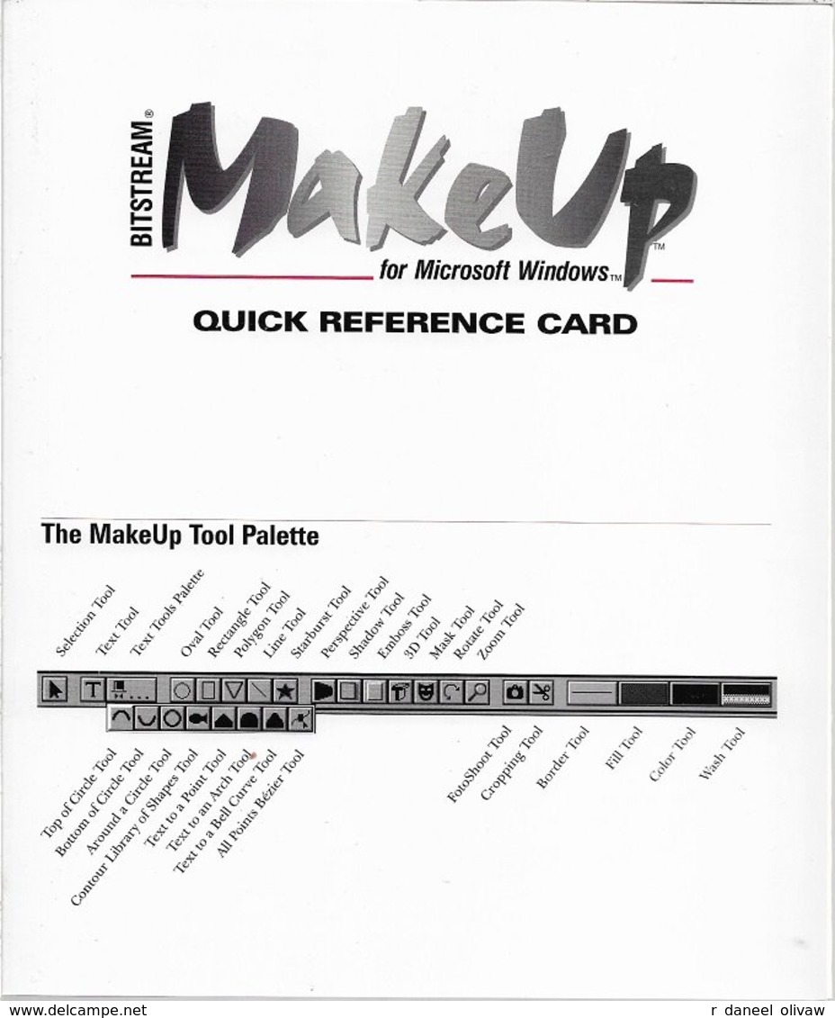 MakeUp 1.1 pour Windows 3, avec DOS 3.1 ou supérieur (1992, TBE+)