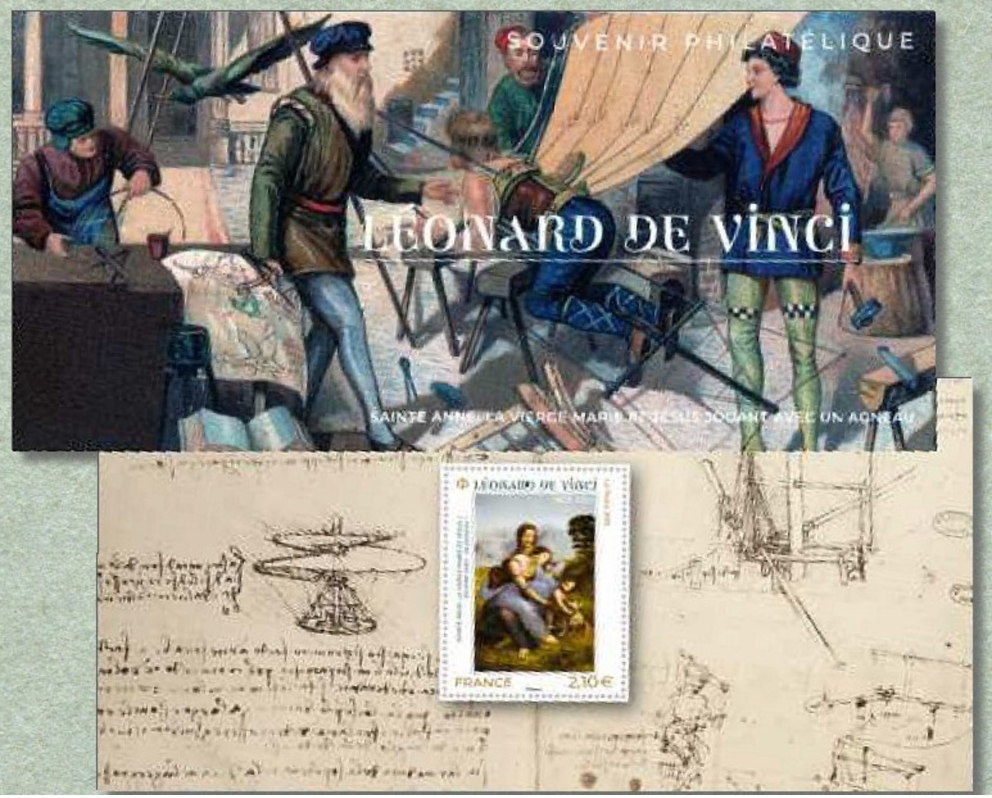 France 2019 Bloc Souvenir Léonard De Vinci 1452 - 1519 MNH / Neuf** - Bloques Souvenir