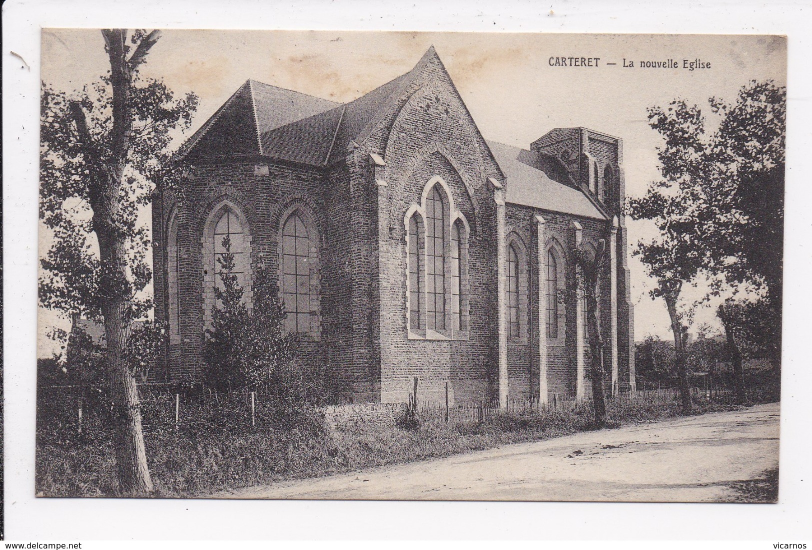 CP 50 CARTERET La Nouvelle église - Carteret