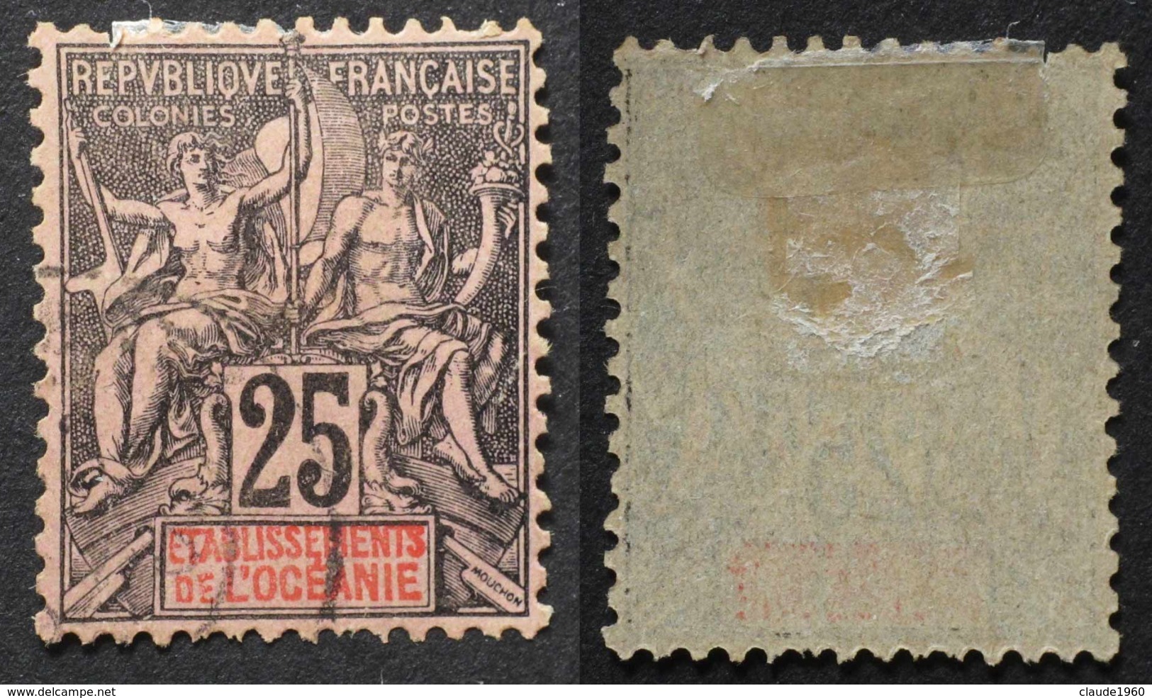 Océanie 1892 # 8 - Used Stamps