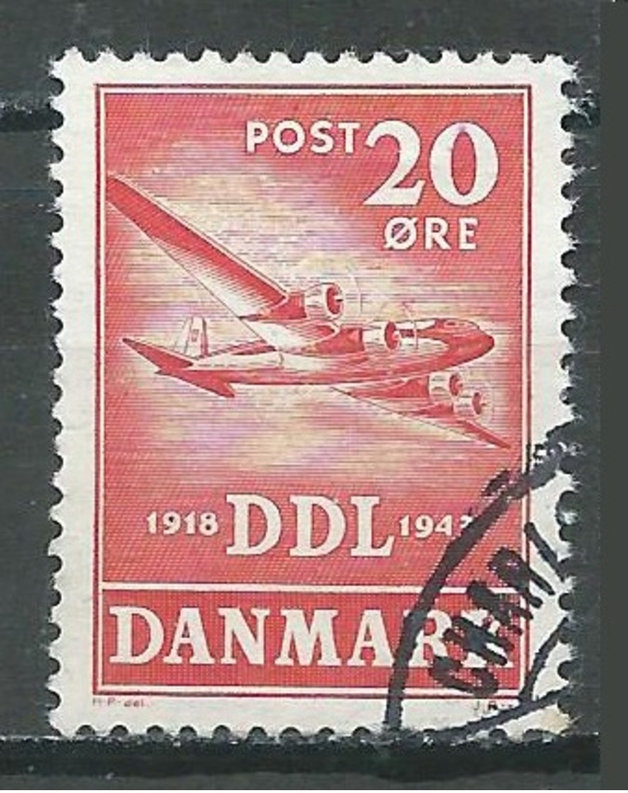 Danemark YT N°291 Société Danoise De Navigation Aérienne DDL Oblitéré ° - Used Stamps