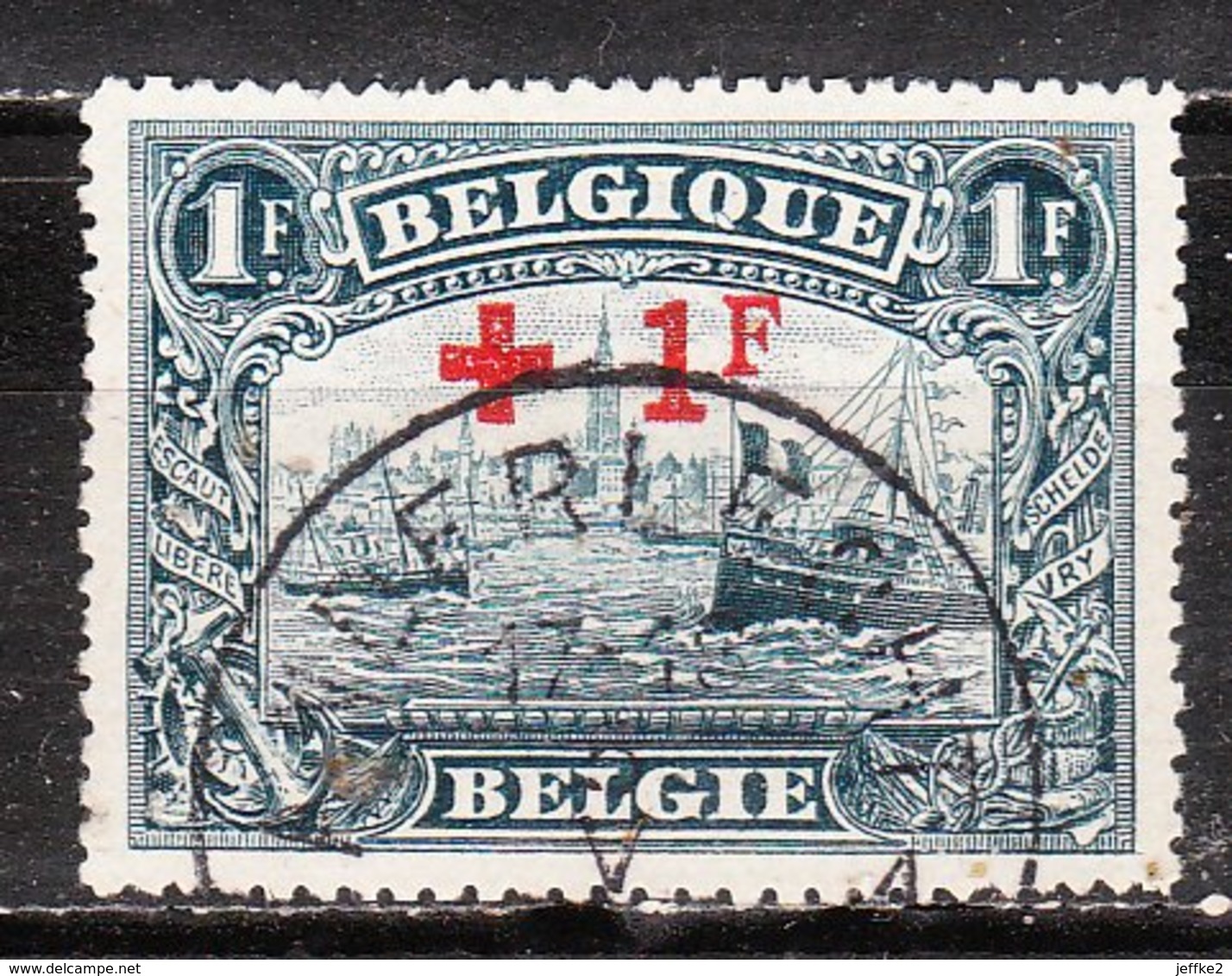 160  Croix-Rouge - Bonne Valeur - Oblit. ANDERLECHT - LOOK!!!! - 1918 Croix-Rouge