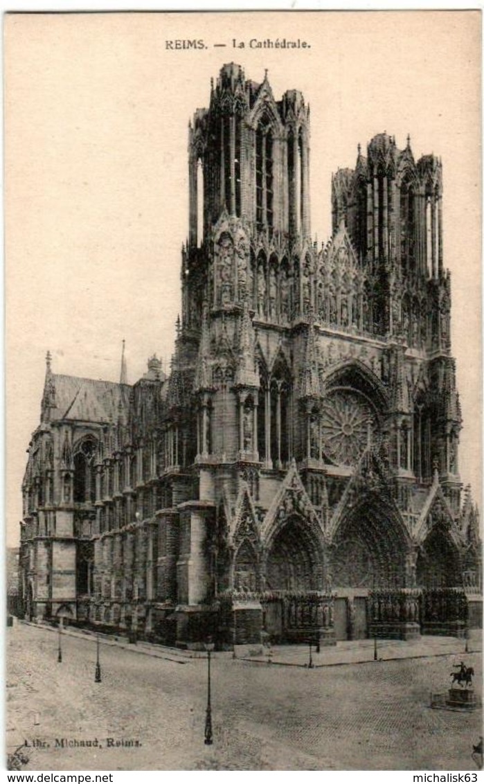 31py 1620 CPA - REIMS - LA CATHEDRALE - Reims