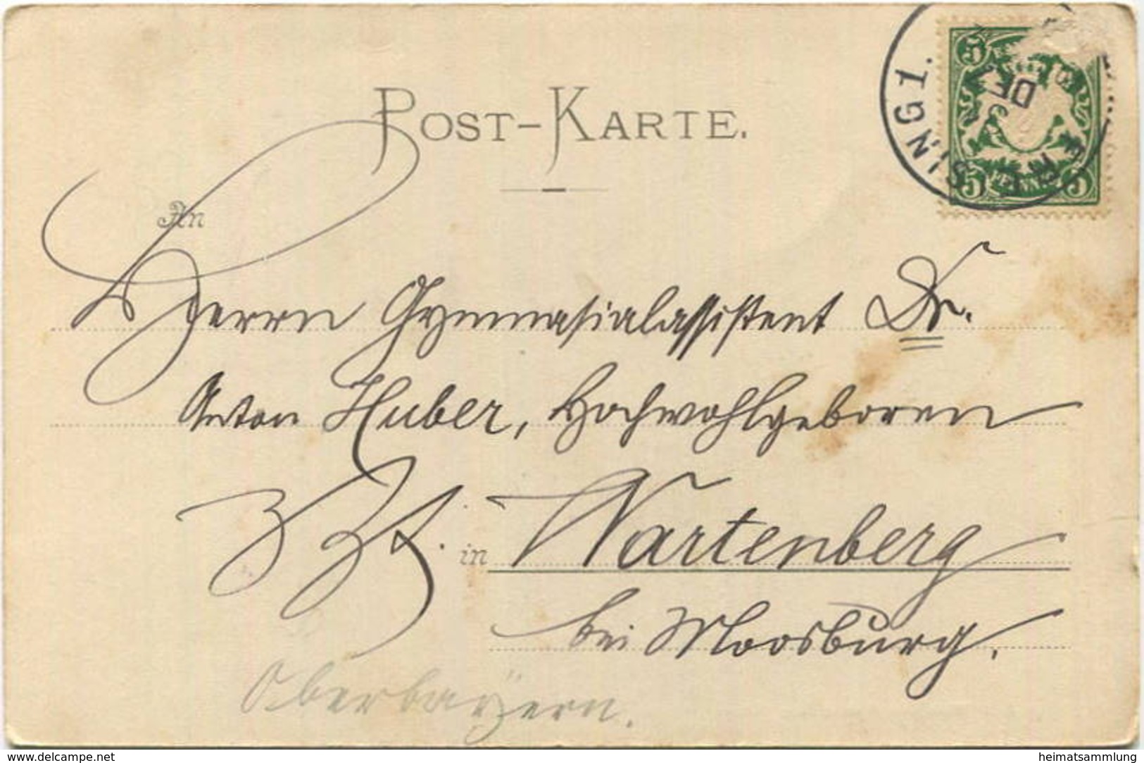 Freising - Gesamtansicht - Verlag Wölfl Freising Gel. 1900 - Freising