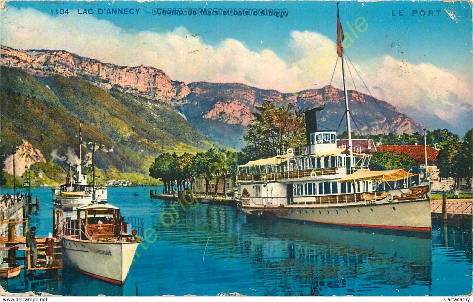 74. LAC D'ANNECY .  Champ De Mars Et Baie D'Albigny . - Annecy