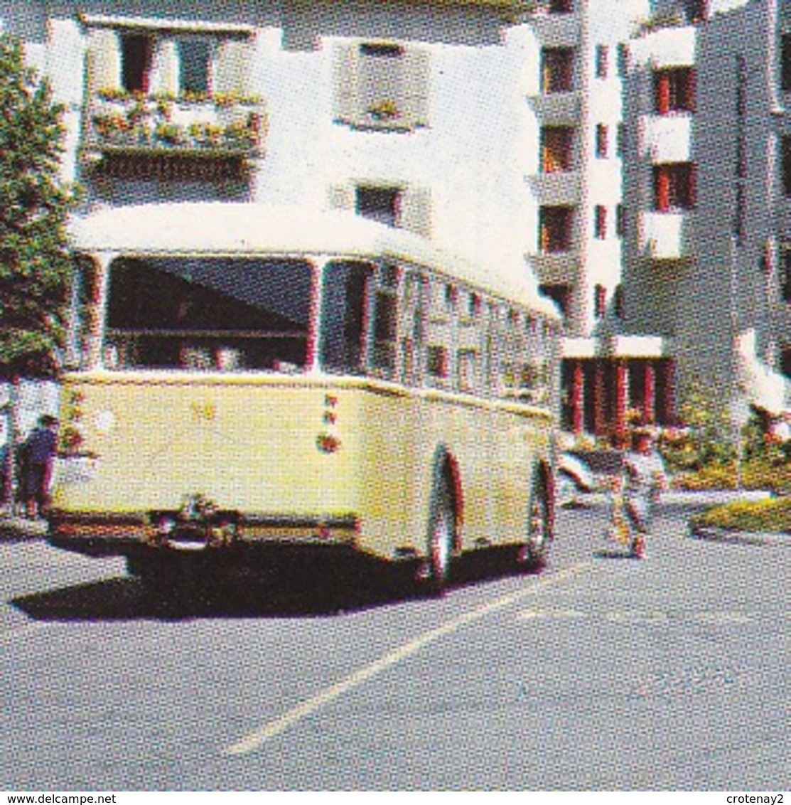 Interlaken N°8056 VOIR ZOOM Bus Car Autocar Ancien Triumph Rouge ? Citroën 2CV Ford Taunus VW Käfer - Interlaken