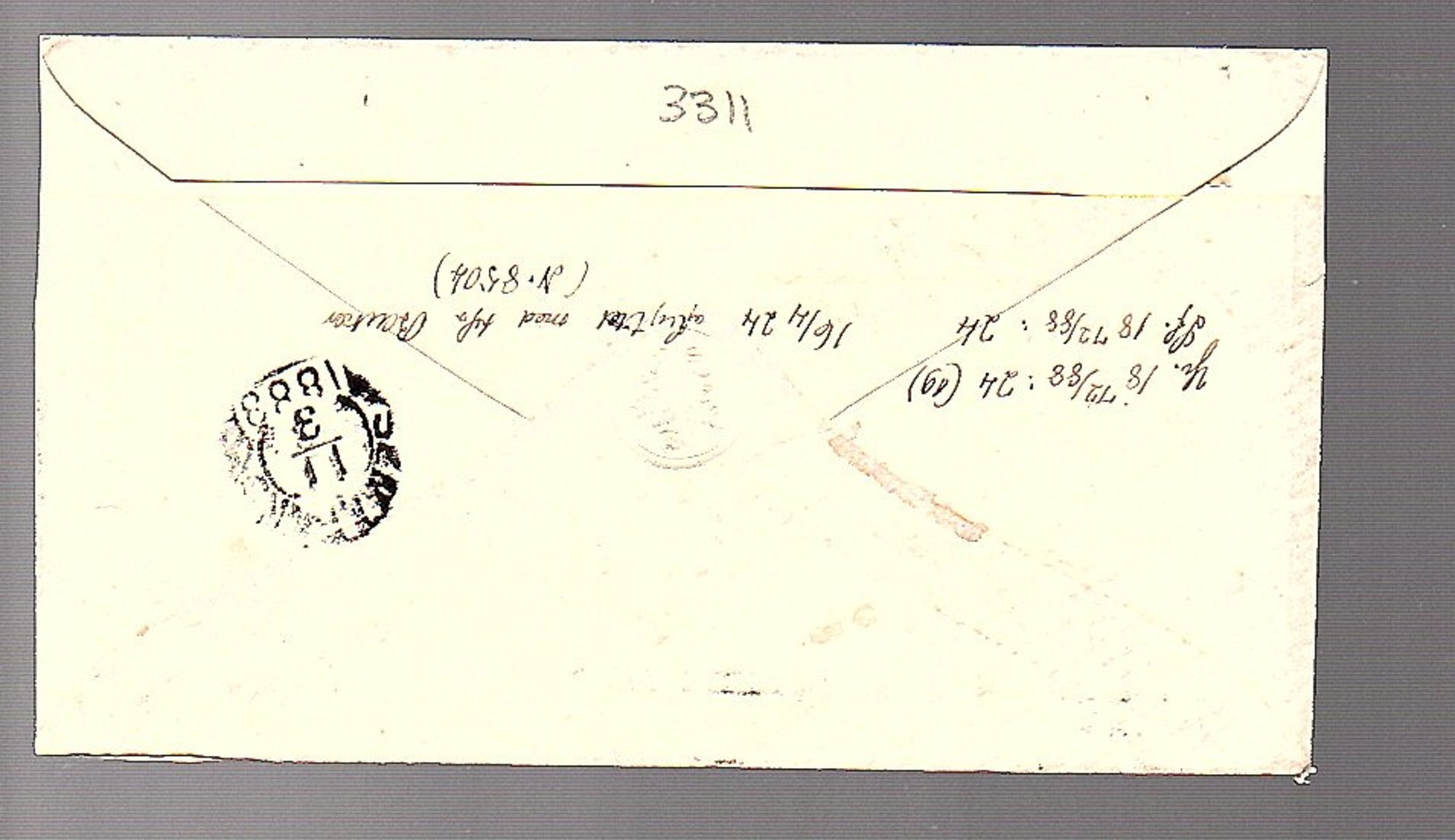 1883 NEDERWEERT > Weert > Semarang G.F.L. Hartmann Houtkap Penowangan To Borangan Halte Karon Patjing (FK-67) - Briefe U. Dokumente