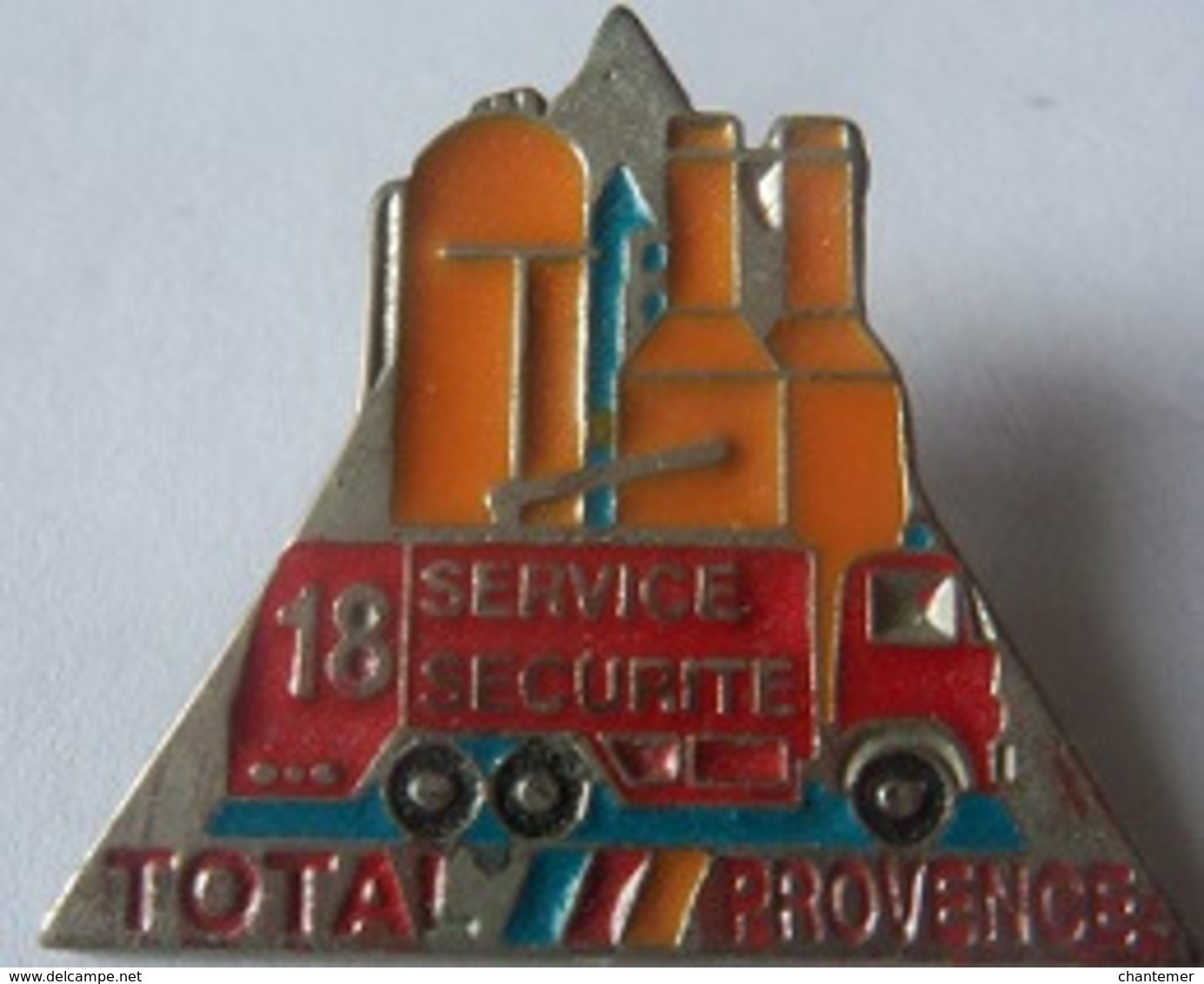 PIN'S POMPIERS RAFFINERIE TOTAL - Brandweer