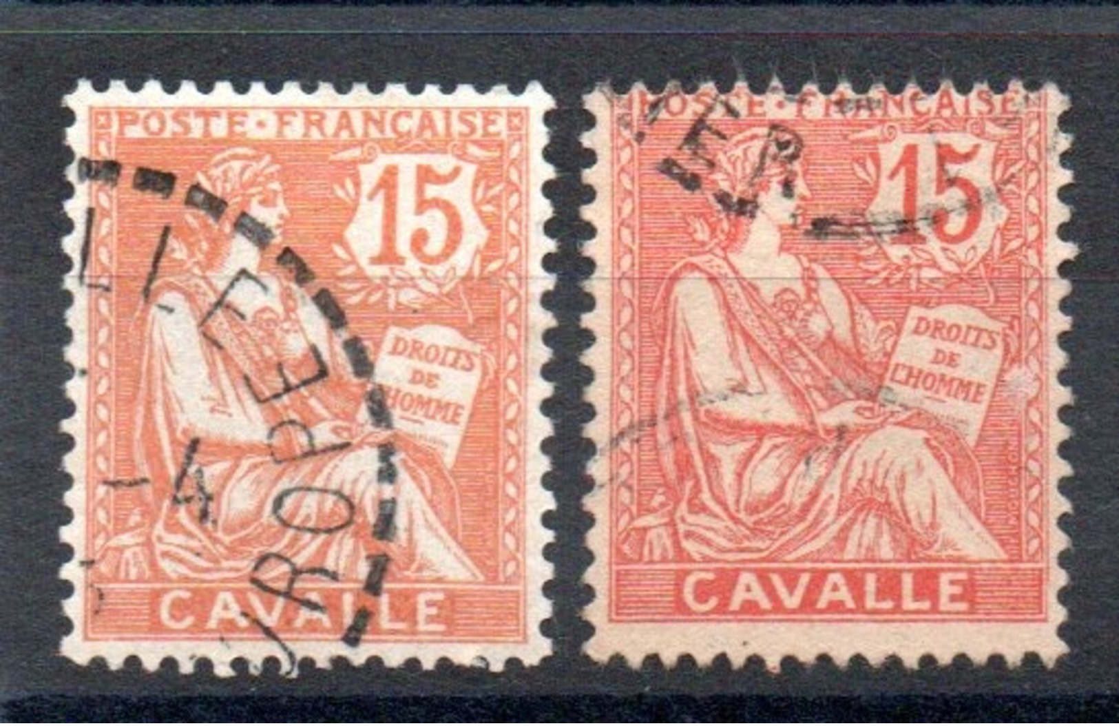 CAVALLE - YT N° 12 + 12a - Cote: 18,00 € - Used Stamps