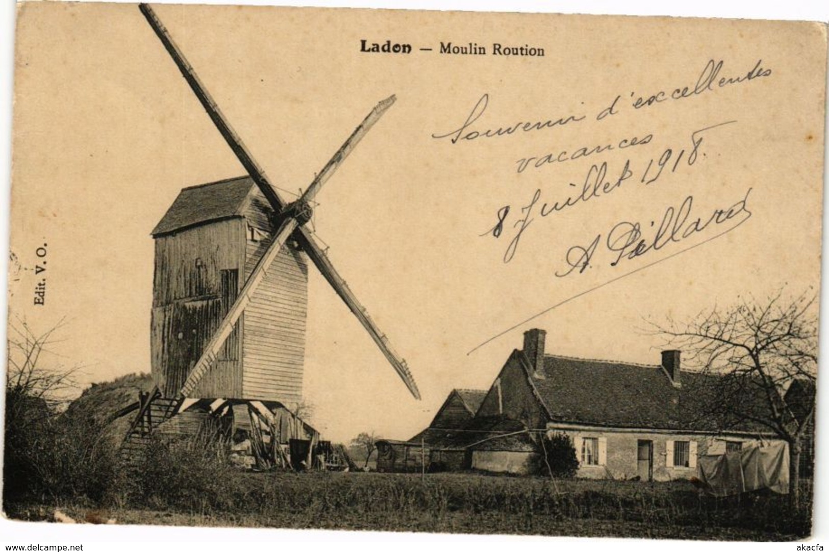 CPA LADON - MOULIN Roution (271573) - Andere & Zonder Classificatie