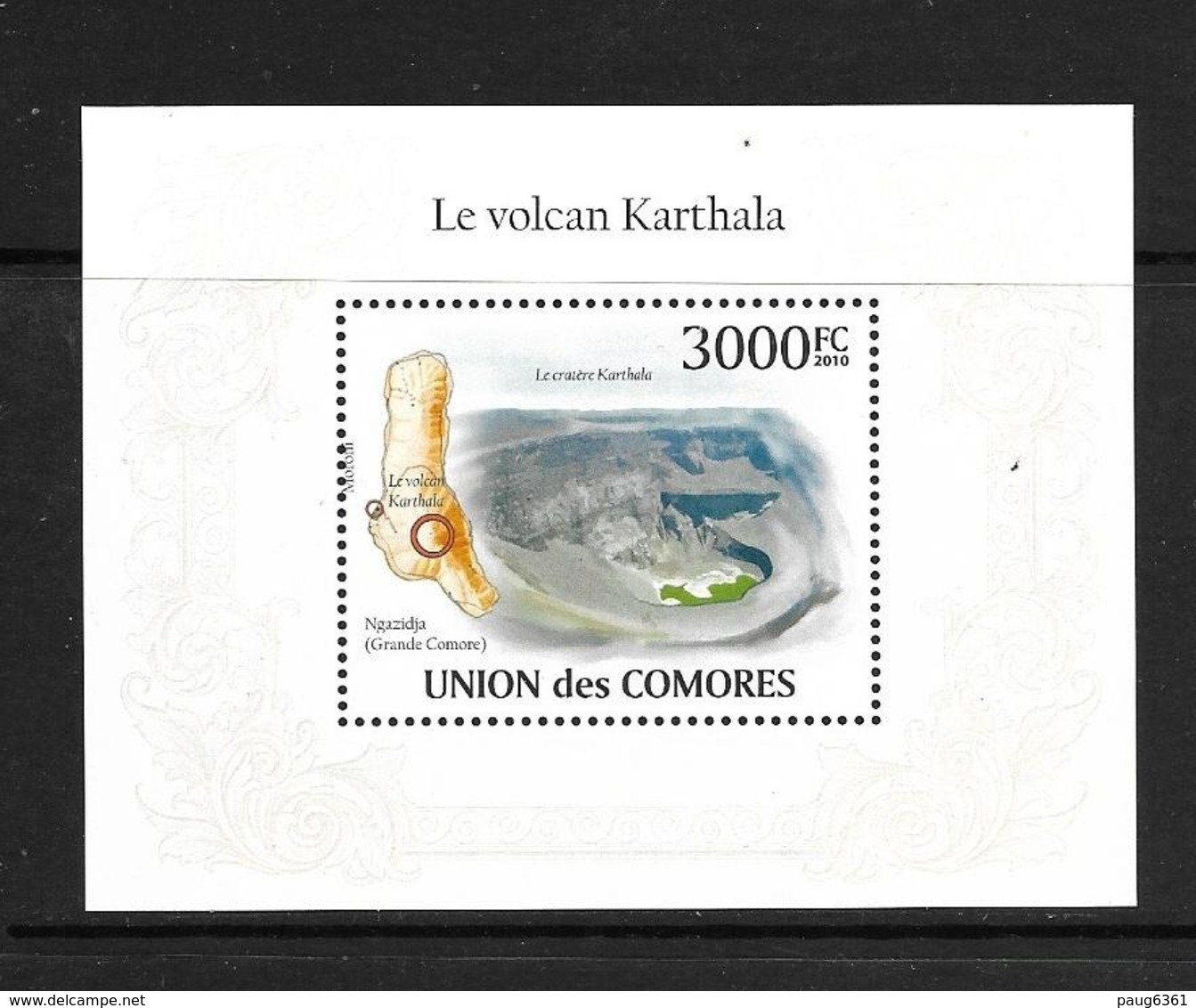 UNION DES COMORES 2010 VOLCAN  YVERT N°B248   NEUF MNH** - Volcanos