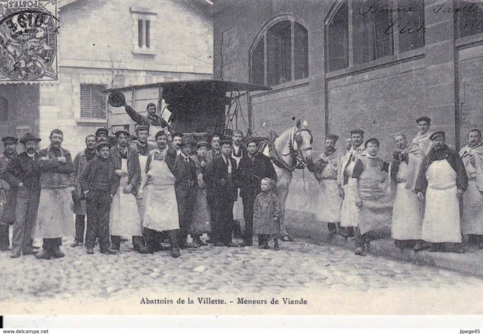 CP REPRO - Abattoirs De La Villette - Meneurs De Viande - Plazas De Mercados