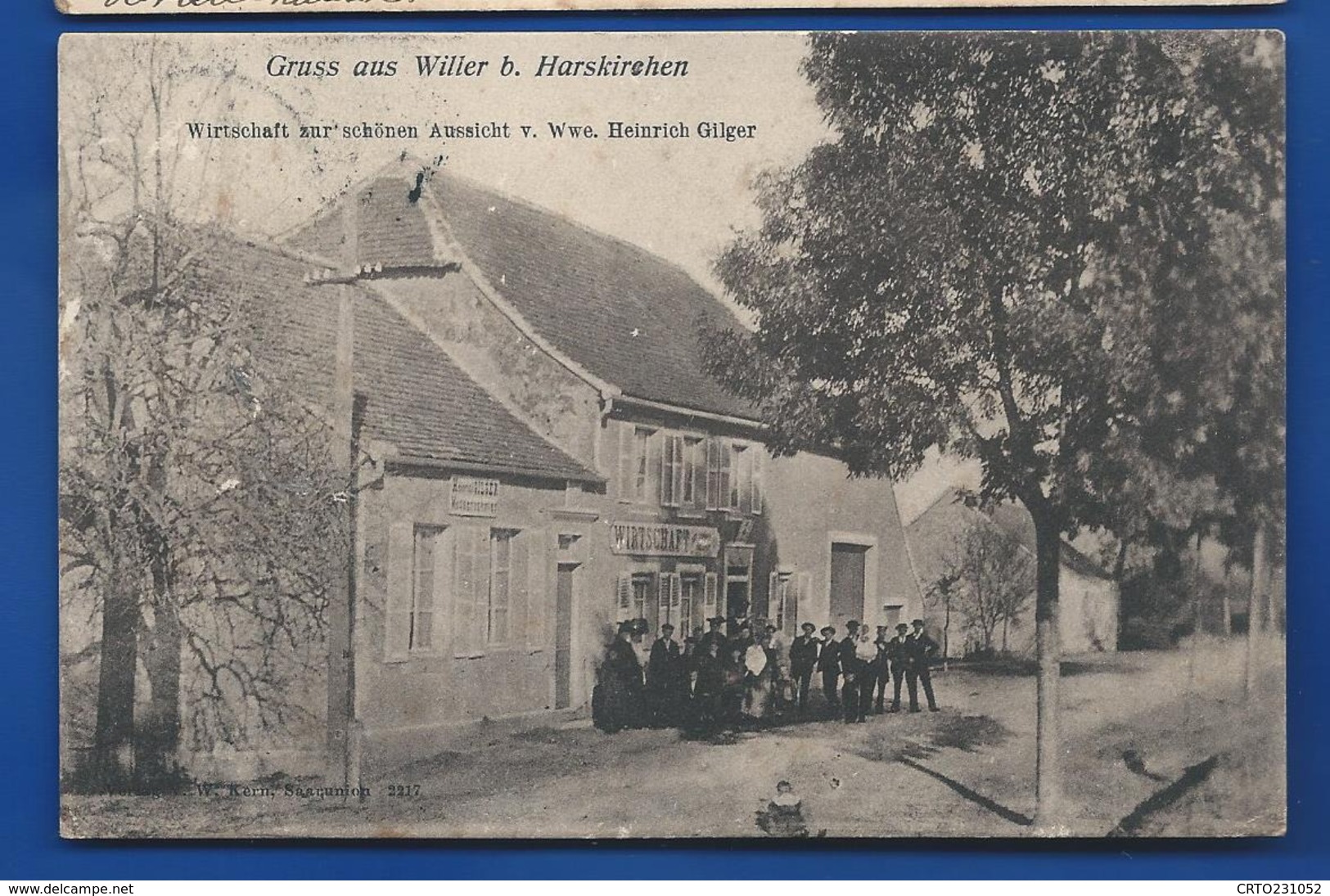 Gruss Aus WILLER B; HARSKIRCHEN   Wirtschaff Heinrich Gilger   Animées     écrite En 1903 - Sonstige & Ohne Zuordnung