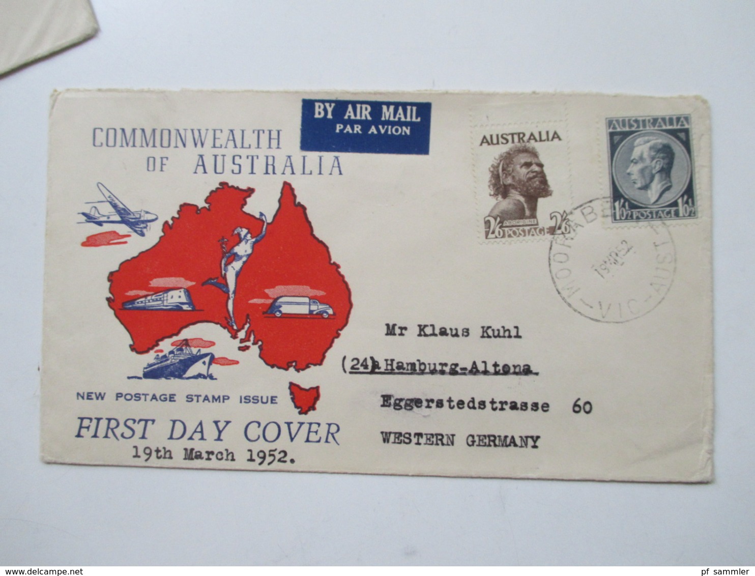 Australien 1951 - 84 FDC und 4 Airletter / Aerogramme insgesamt 57 Belege viele echt nach Deutschland gelaufen!