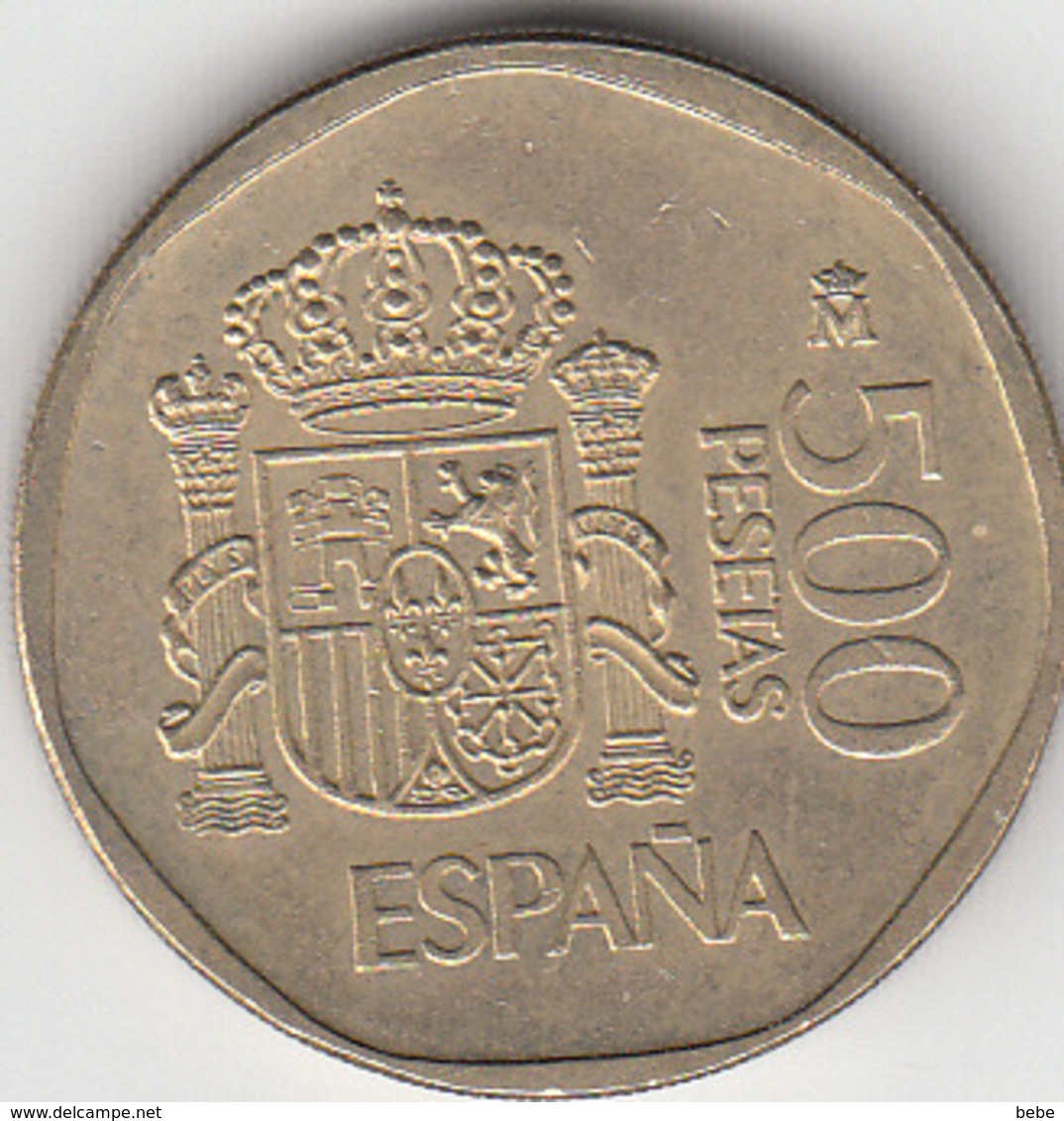 Espagne Superbe Pièce De 500 Pesetasde 1989 - 500 Pesetas