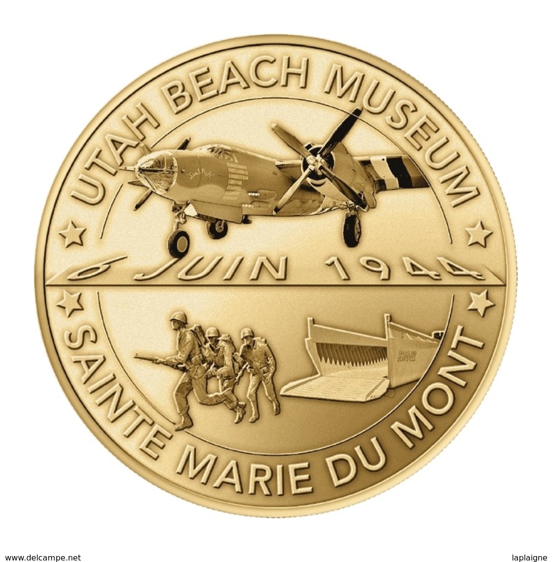 Monnaie De Paris , 2019 , Sainte Marie Du Mont , Utah Beach , Museum , 6 Juin 1944 - Autres & Non Classés