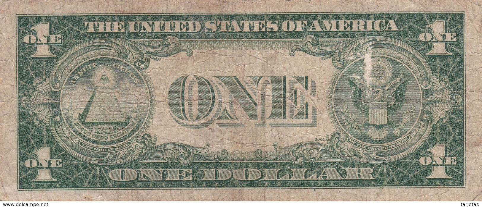 BILLETE DE ESTADOS UNIDOS DE 1 DOLLAR DEL AÑO 1935 A LETRA J-C WASHINGTON  (BANK NOTE) - Billetes De La Reserva Federal (1928-...)