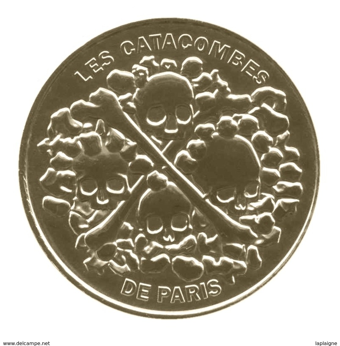 Monnaie De Paris , 2018 , Paris , Les Catacombes , Les 4 Crânes Et Les 2 Tibias - Autres & Non Classés