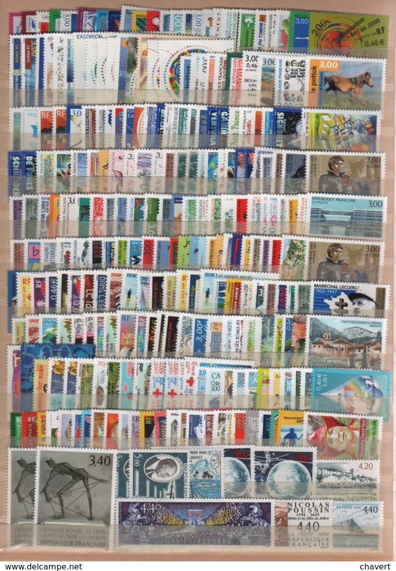 Lot De Timbres De France Neufs "Sous-faciale" (Remise De 50 %) - Collections