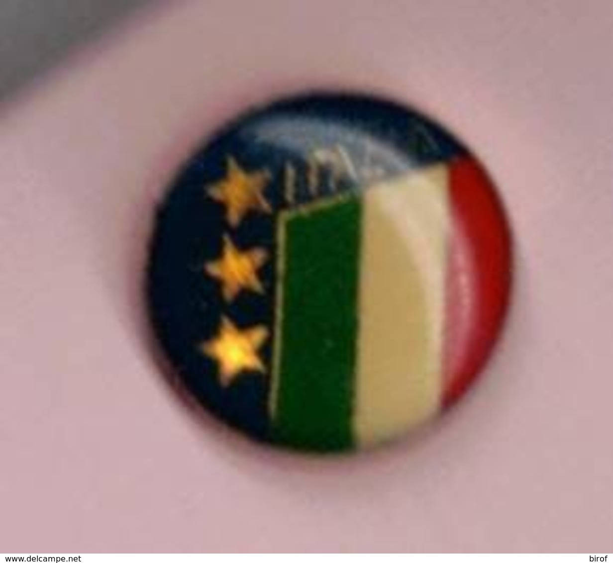 PIN'S - SPILLA - DISTINTIVO -  CALCIO FOOTBALL SQUADRA NAZIONALE ITALIA ( ANNI 80' ? ) - Calcio