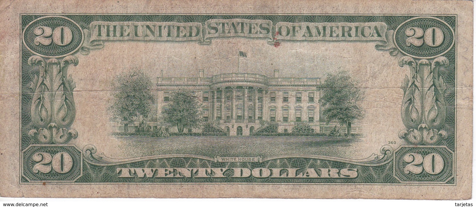 BILLETE DE ESTADOS UNIDOS DE 20 DOLLARS DEL AÑO 1934 A LETRA B NEW YORK  (BANK NOTE) - Federal Reserve Notes (1928-...)