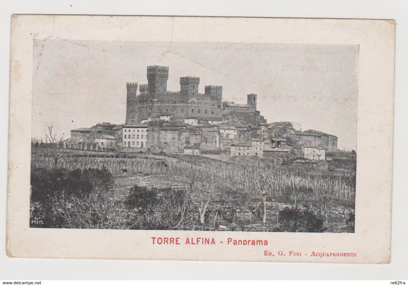 Torre Alfina (VT)  - F.p. - Anni '1910 - Viterbo